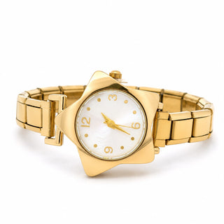 Reloj dorado forma de estrella SB1903